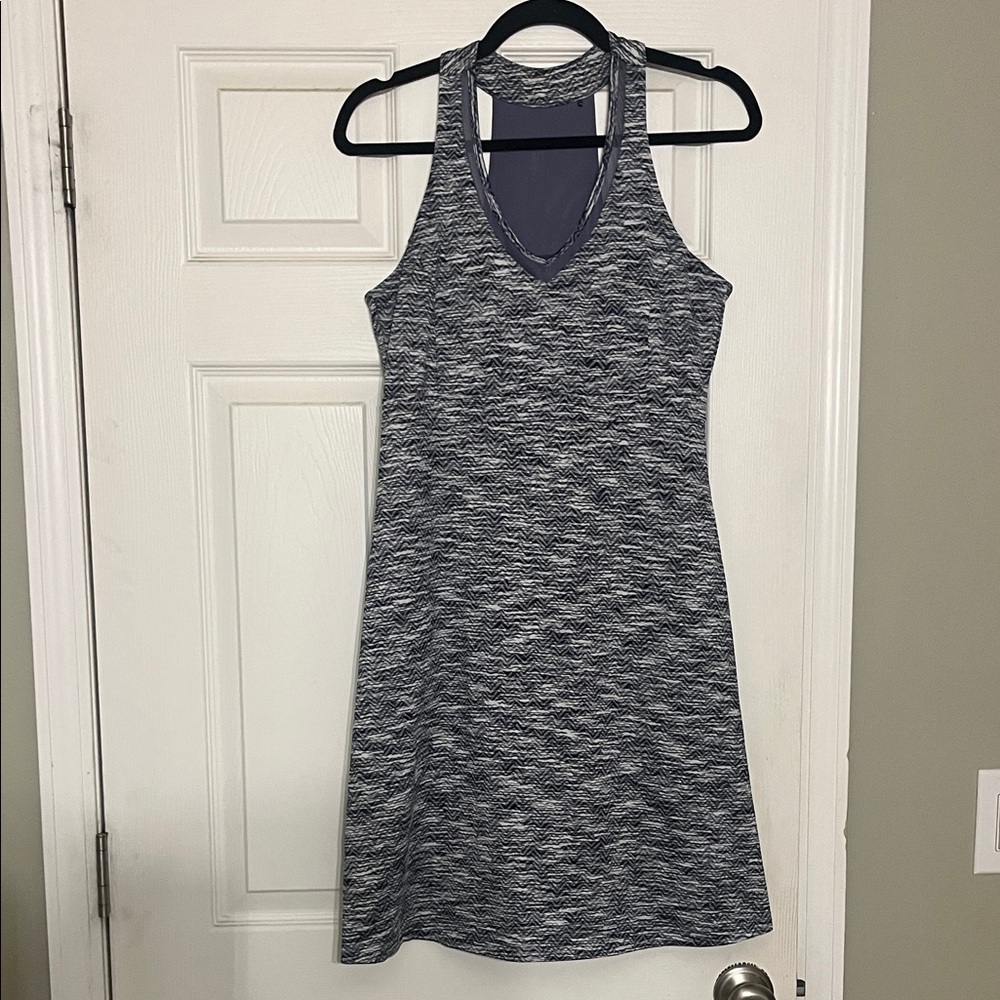 Women's Purple/Black Heather Racerback Golf Dress